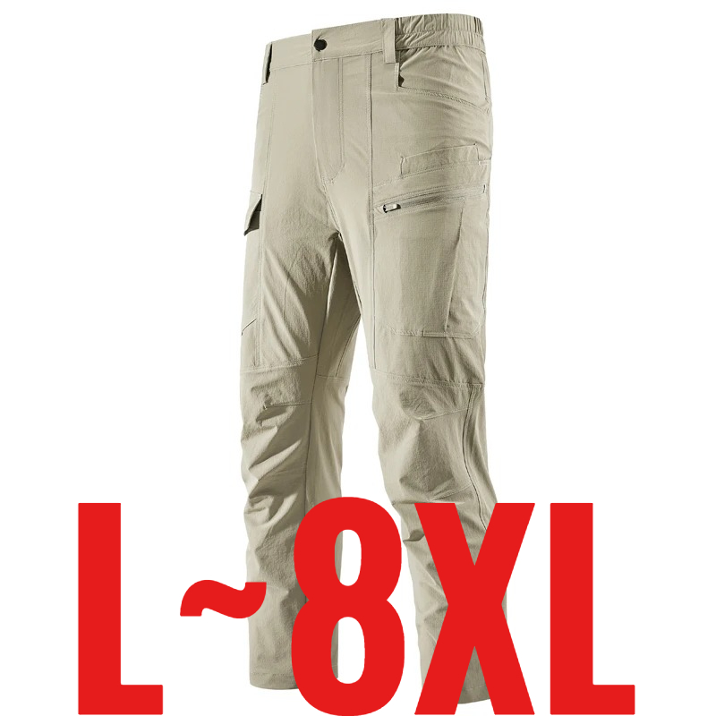 Plus Size 8XL Men's Casual Pan - Outdoor Sport Hiking Pants ulasan dan harga