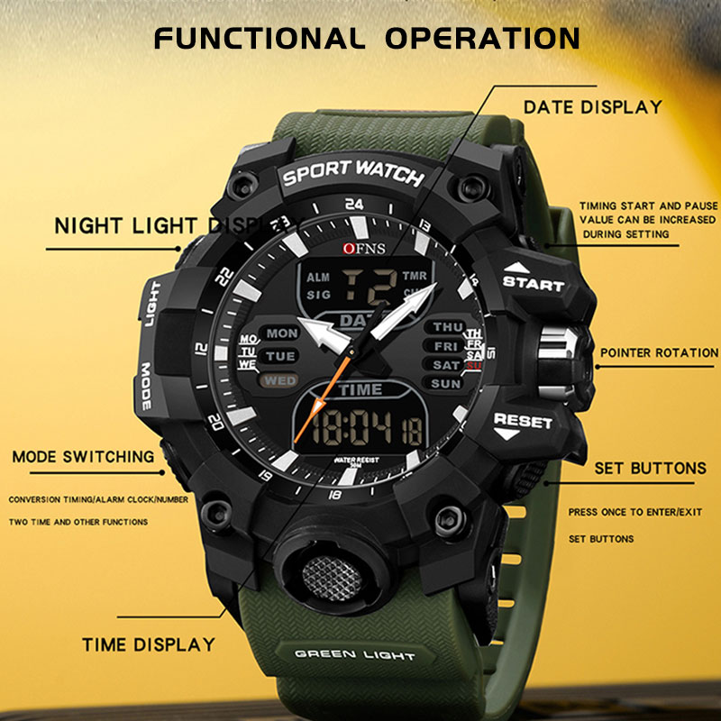 Top Brand Men Quartz Watches G - Outdoor Sport Brand ulasan dan harga