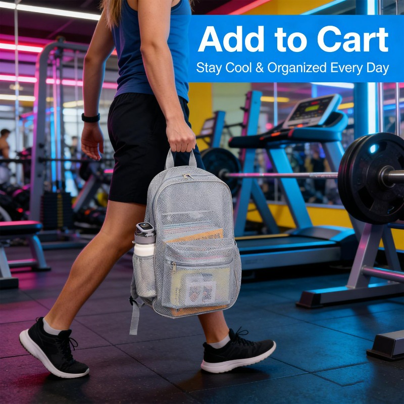 Breathable Mesh Backpack Light - Outdoor Sport Bag ulasan dan harga