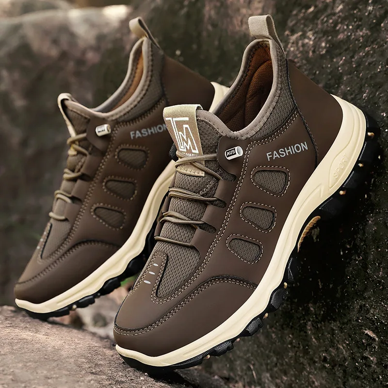 Men's Hiking Shoes Fashion Hig - Outdoor Sport With Sticks ulasan dan harga