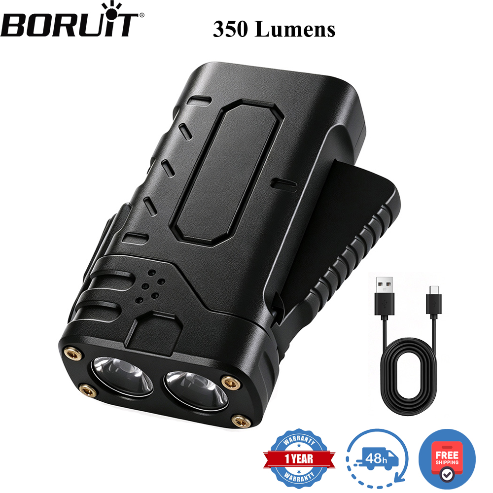 BORUIiT Hand Crank EDC LED Fla - Outdoor Sports Accessories ulasan dan harga