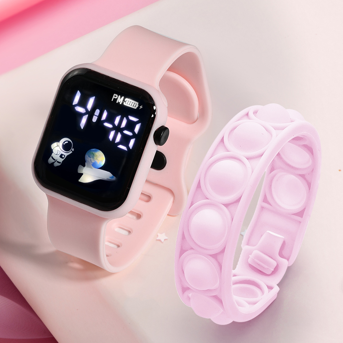 2PCS Children's Smart Watch Br - Outdoor Sport Smart Watch ulasan dan harga
